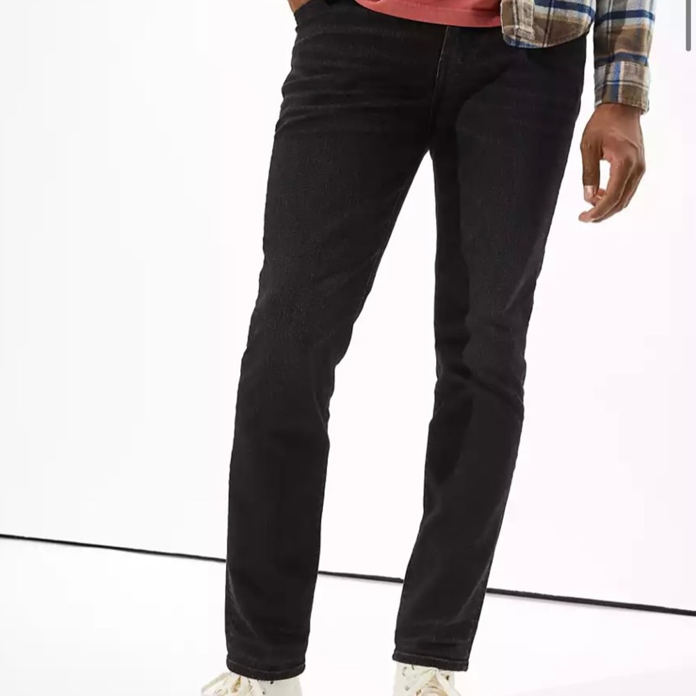 Men’s American Eagle Slim Flex Jeans Black